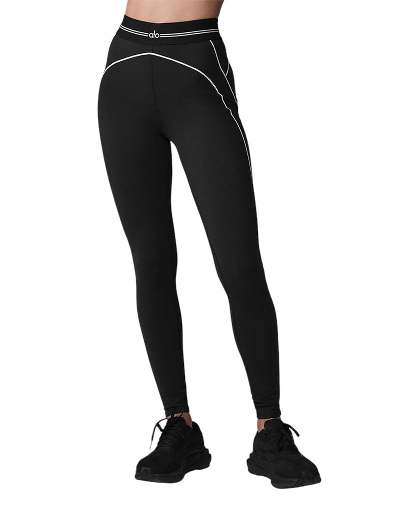 Alo Yoga Airbrush High-Waist Heart Throb Legging Black