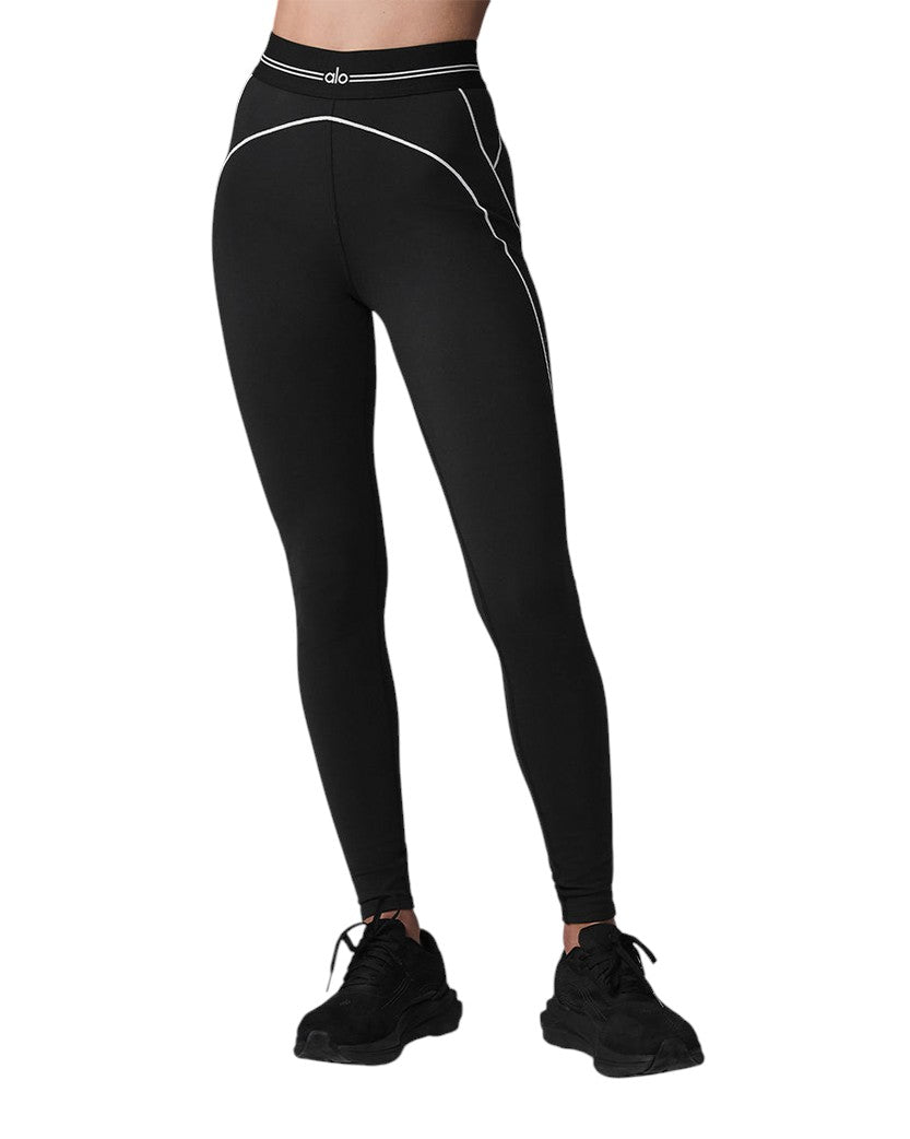 Alo Yoga Airbrush High-Waist Heart Throb Legging Black