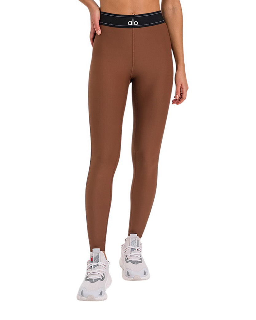 Alo Yoga Airlift High-Waist Suit Up Legging Brown
