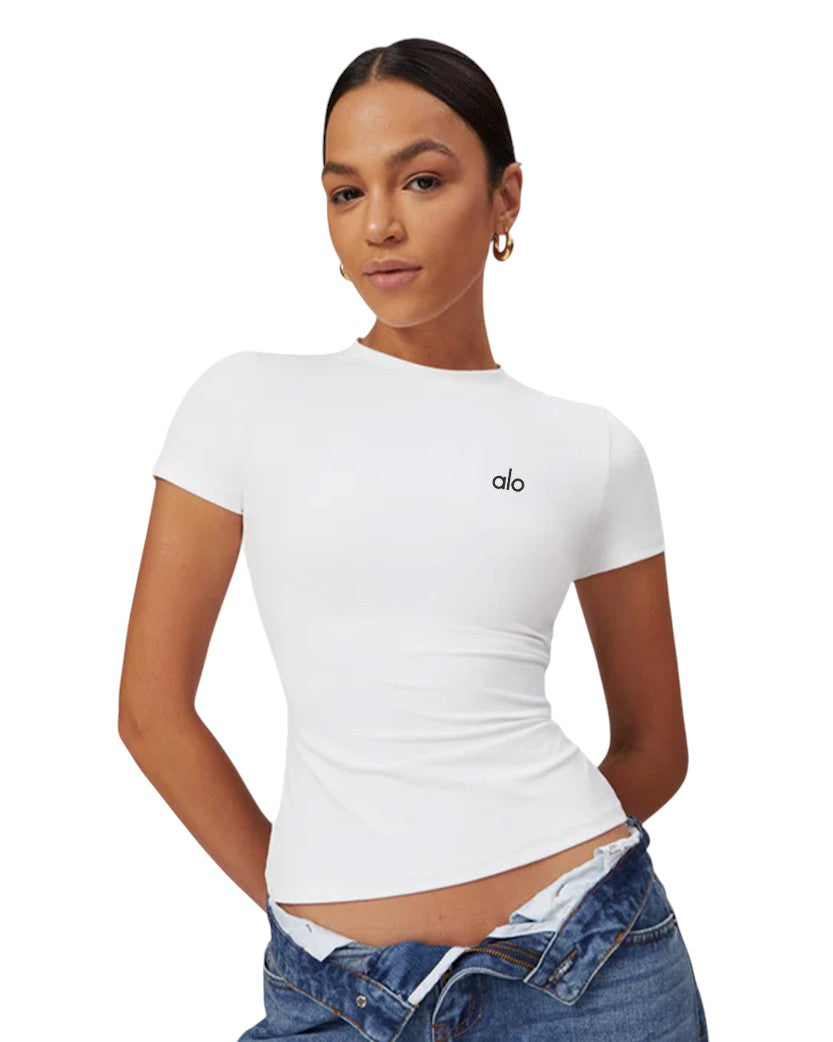 Alo Yoga Short Sleeve T-Shirt White 85759-WT