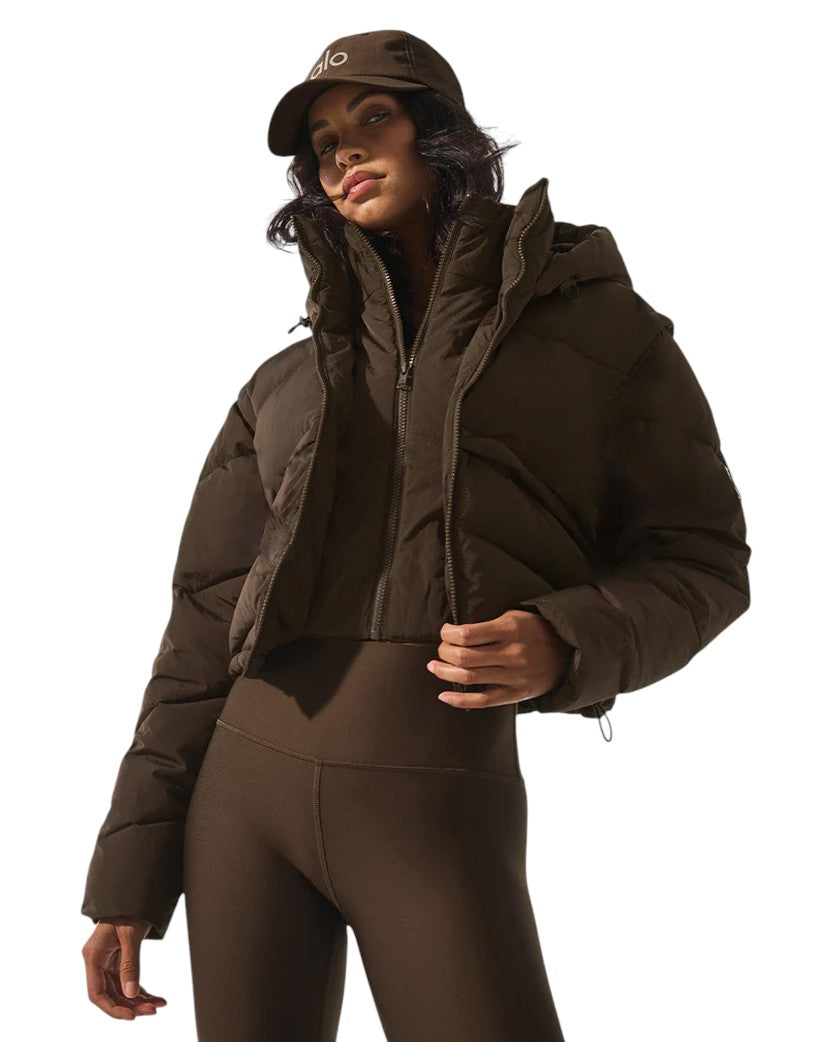 Alo Yoga Glacier Puffer Jacket Espresso