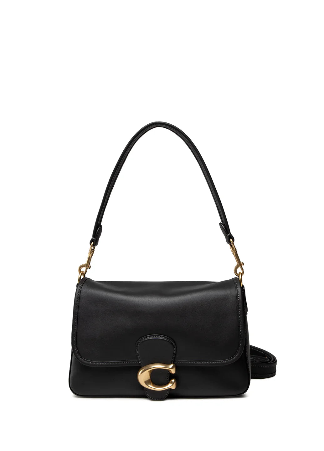 Coach Soft Tabby Shoulder Bag Black