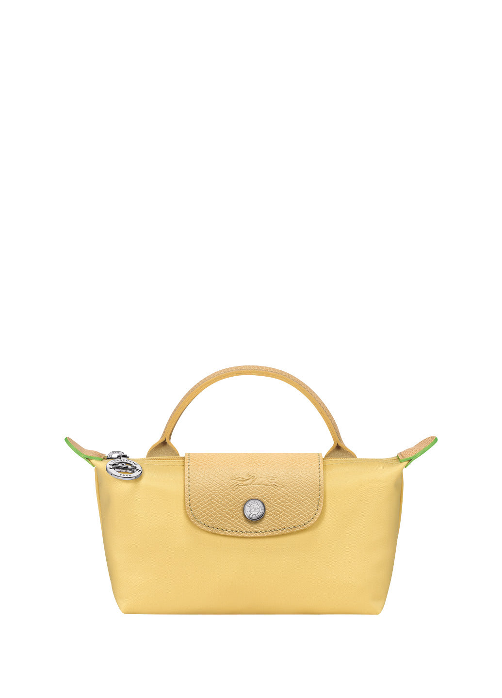 Longchamp Le Pliage Green Pouch With Handle Whead