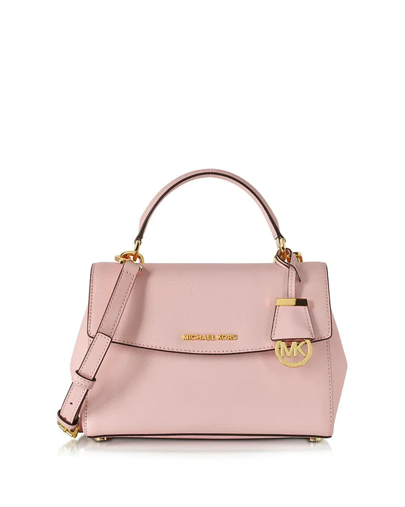 Michael Kors Ava Small Saffiano Leather Nude Pink