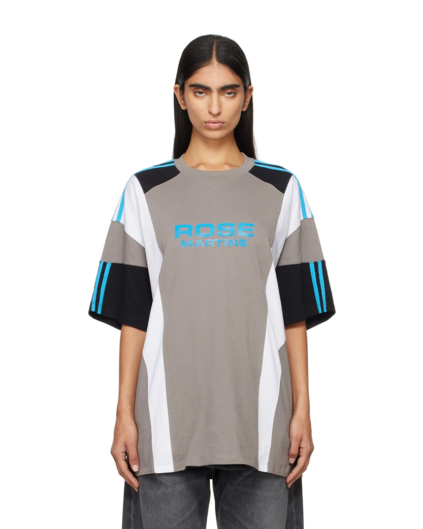 Martine Rose Oversized Panelled T-shirt Grey