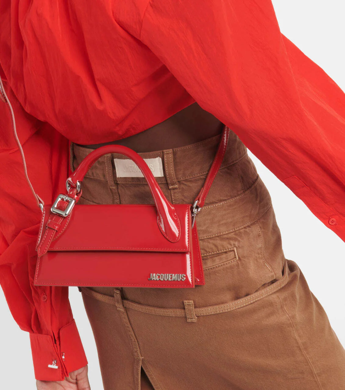 Jacquemus Le Chiquito Long Boucle Bag Red