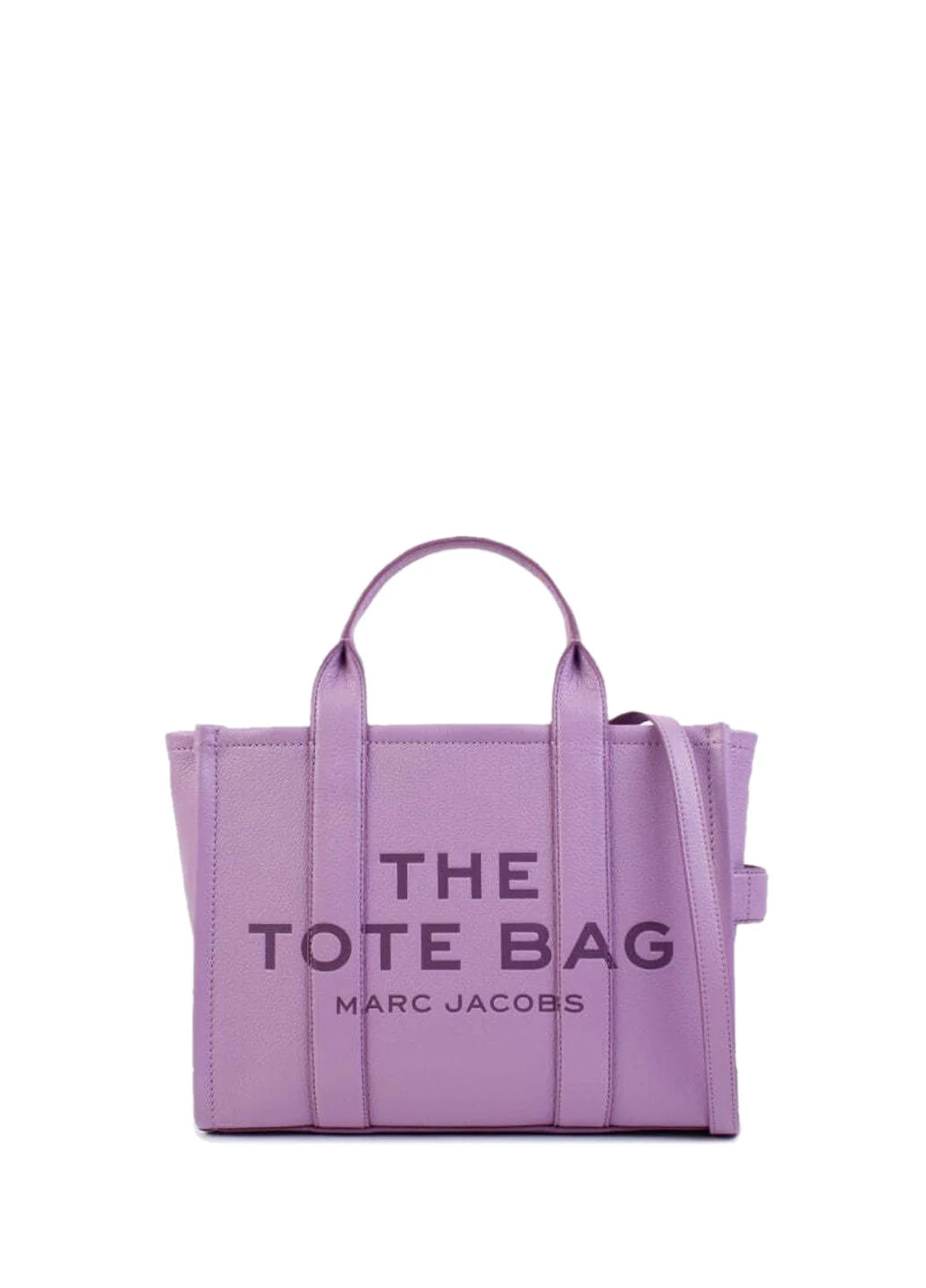 Marc Jacobs Leather Small Tote Bag Purple