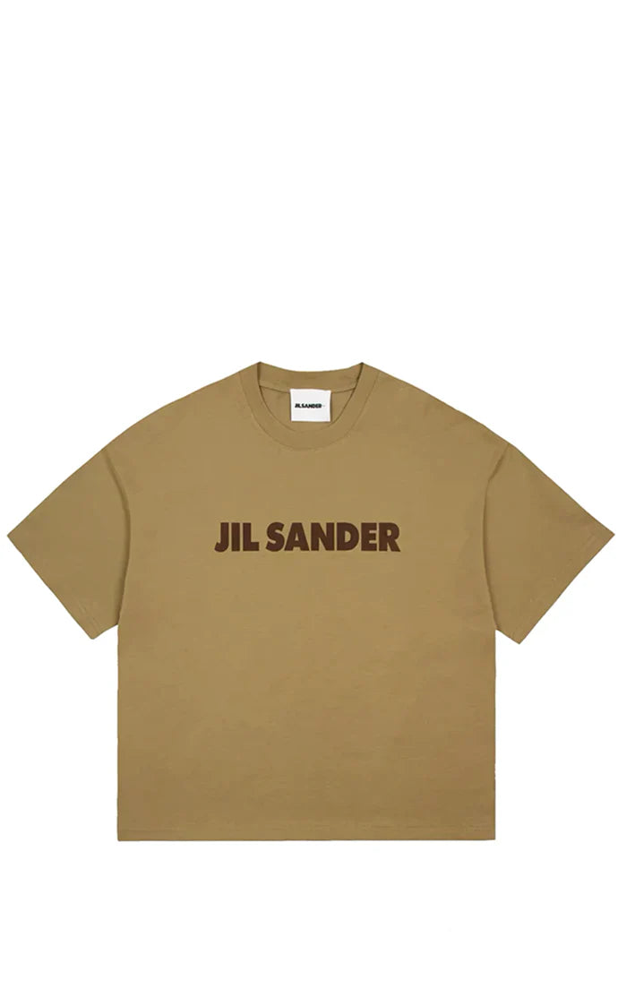 Jil Sander Logo T-Shirt Khaki