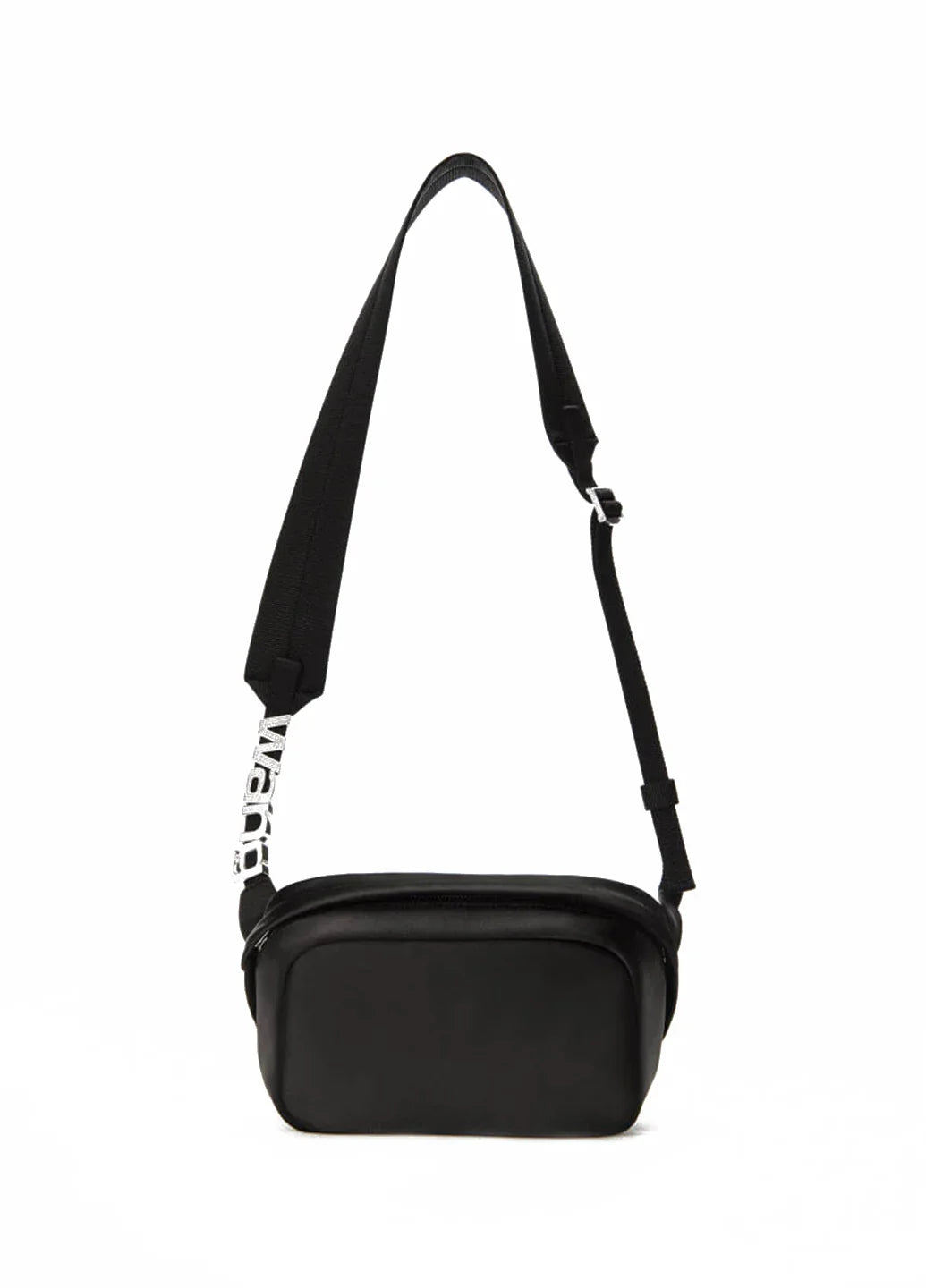 Alexander Wang Heiress Crossbody Satin Bag Black