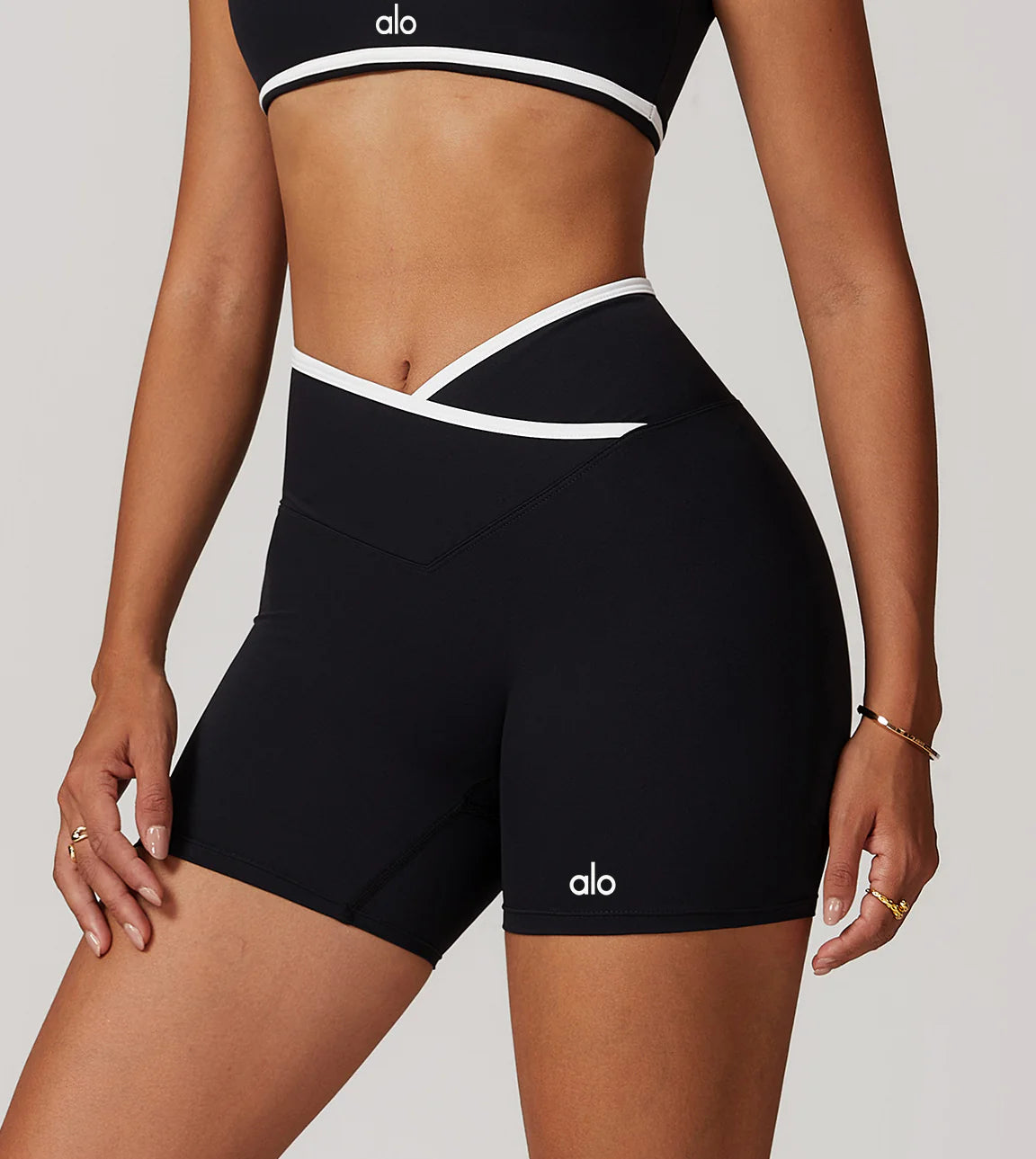 Alo Yoga Sports Shorts Black 88431-BK