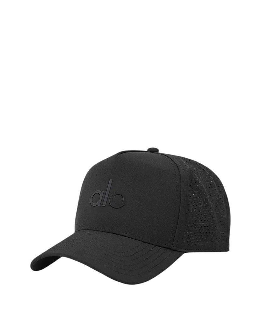 Alo Yoga Performance District Trucker Hat Black