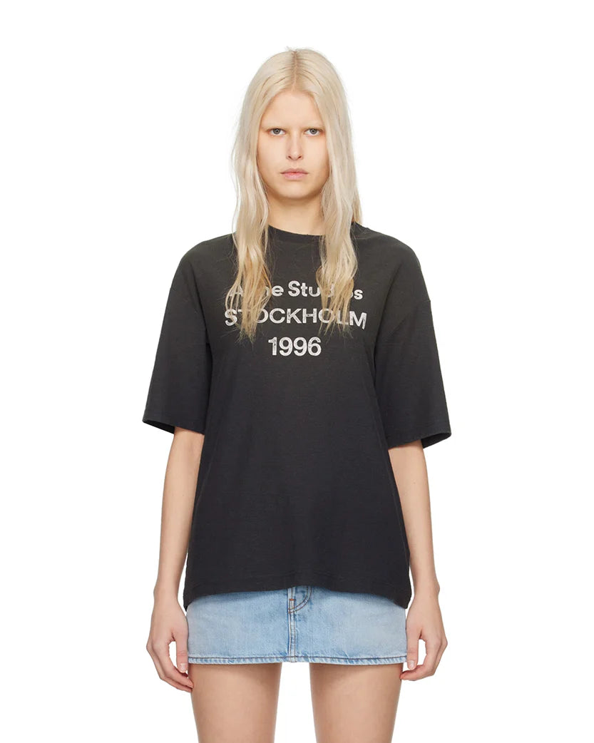 Acne Studios Exford 1996 T-Shirt Faded Black