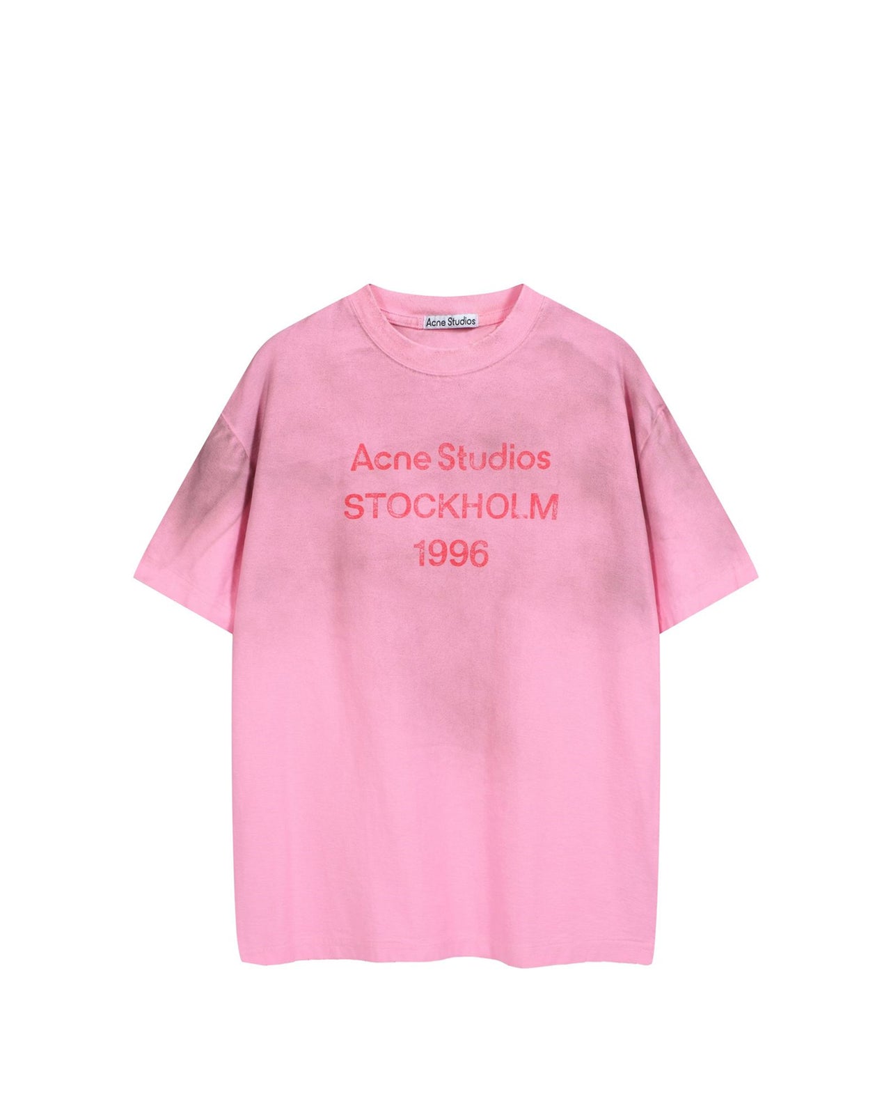 Acne Studios Exford 1996 T-Shirt Cotton Candy Pink/Red