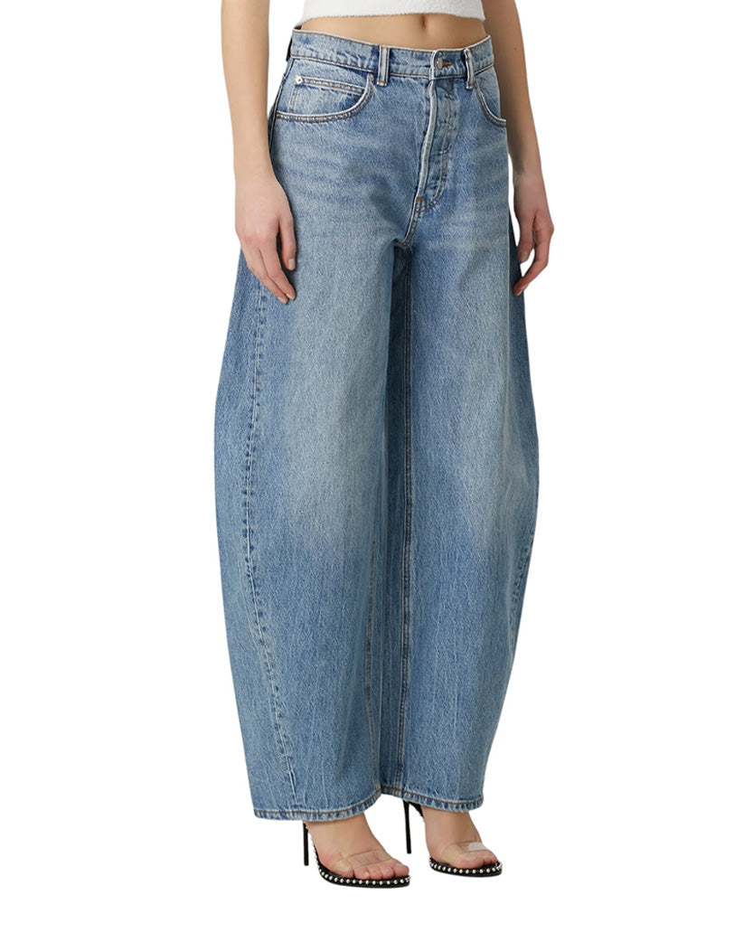 Alexander Wang Rhinestone Embellishment Jeans Blue