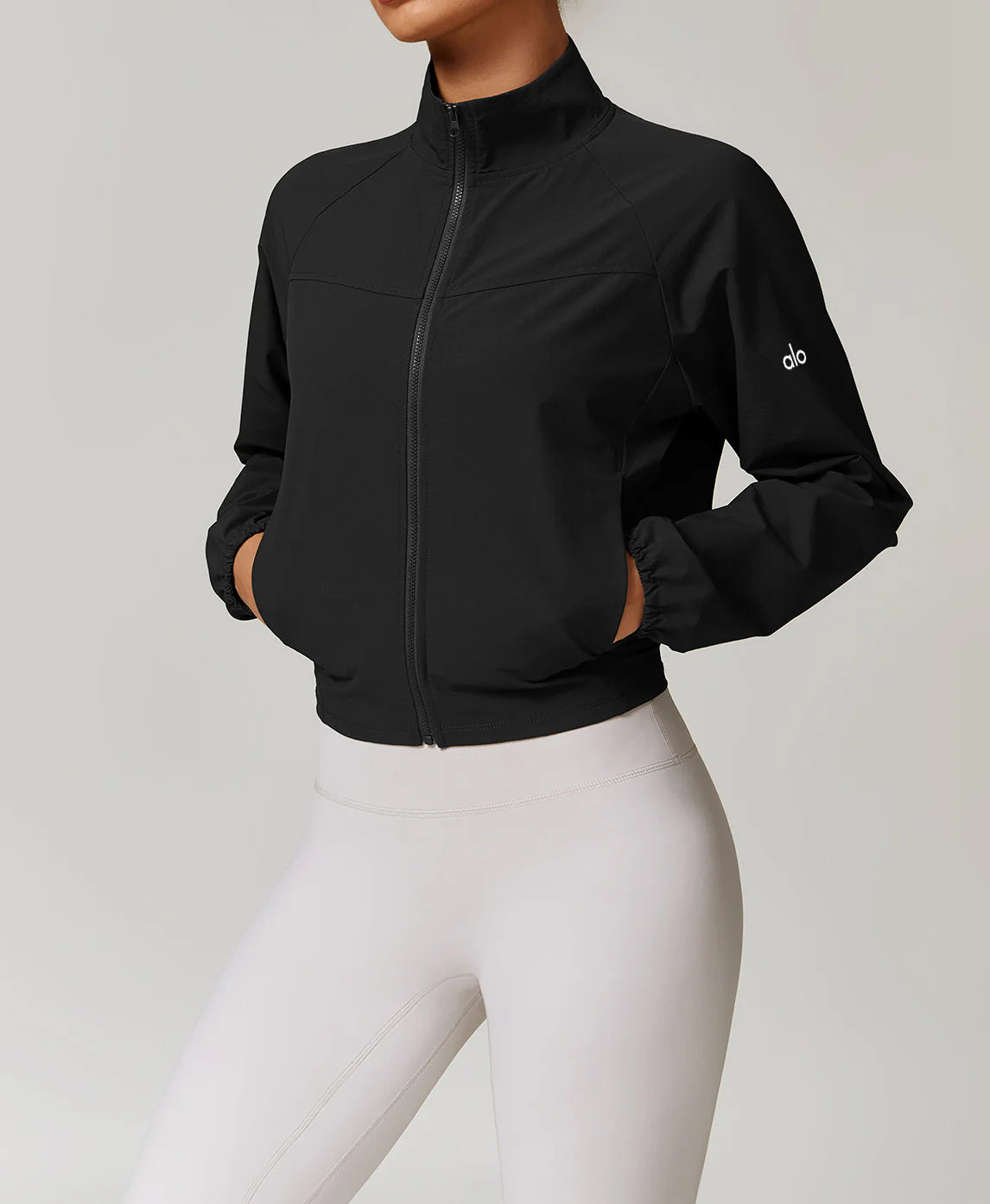 Alo Yoga Windproof Jacket Black 89451-BK