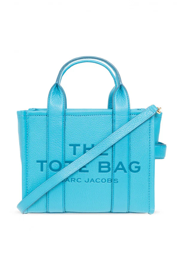 Marc Jacobs Leather Small Tote Bag Spring Blue