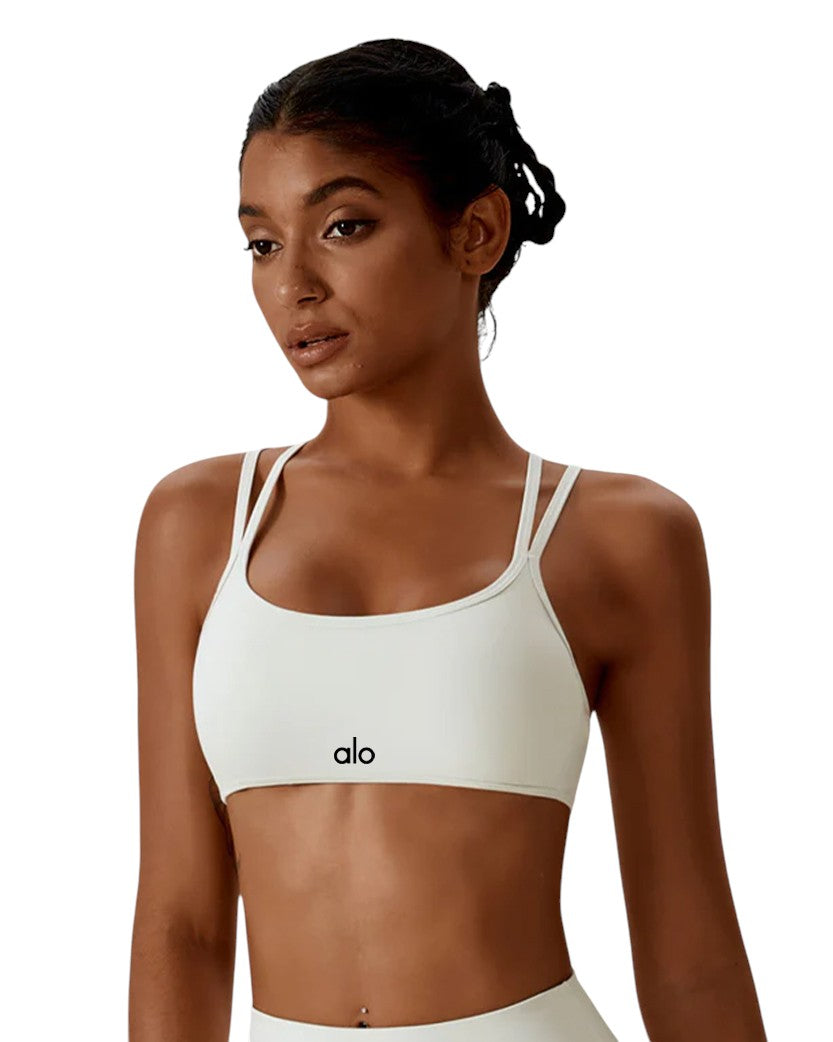 Alo Yoga Fitness Bra Cream px09-CM