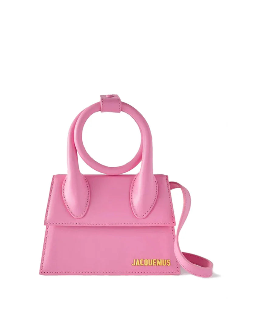 Jacquemus Le Chiquito Noeud Pastel Pink