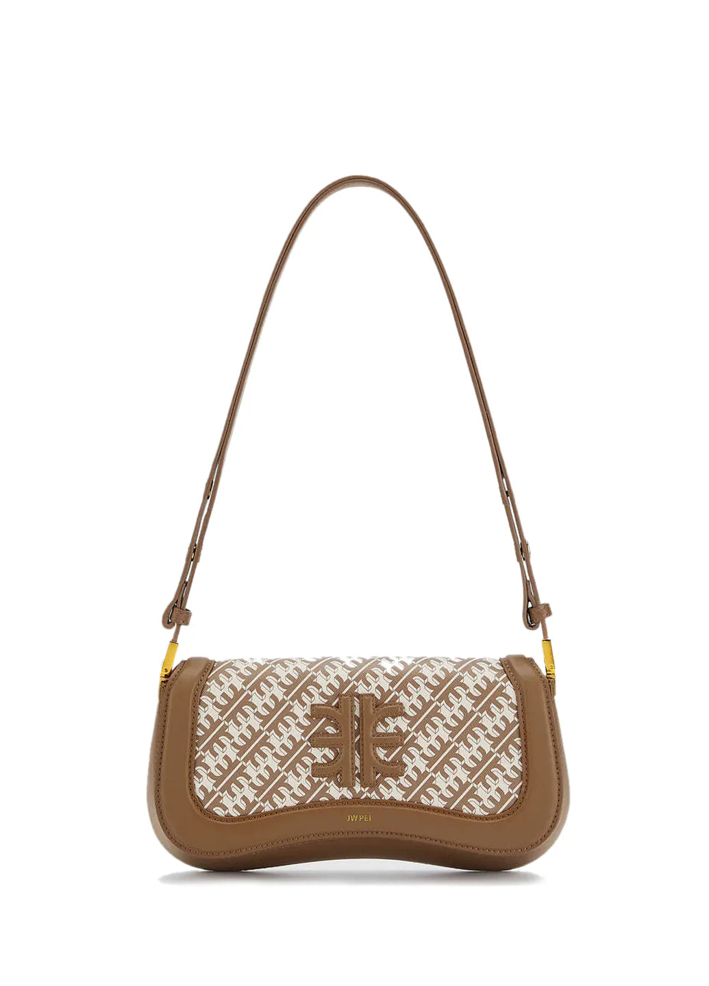 JW PEI Joy Shoulder Bag Monogram Brown