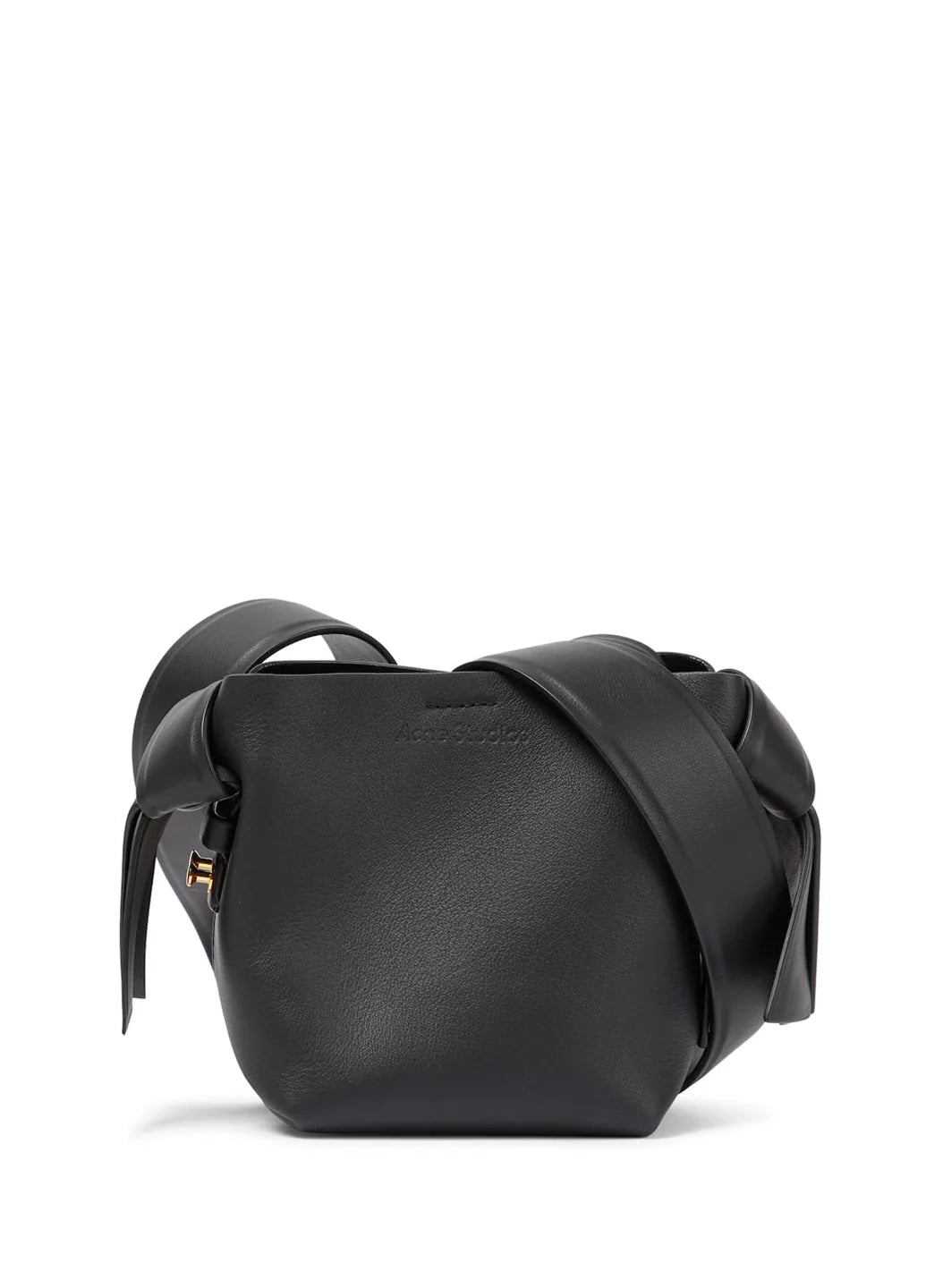 Acne Studios Musubi Micro leather shoulder bag Black