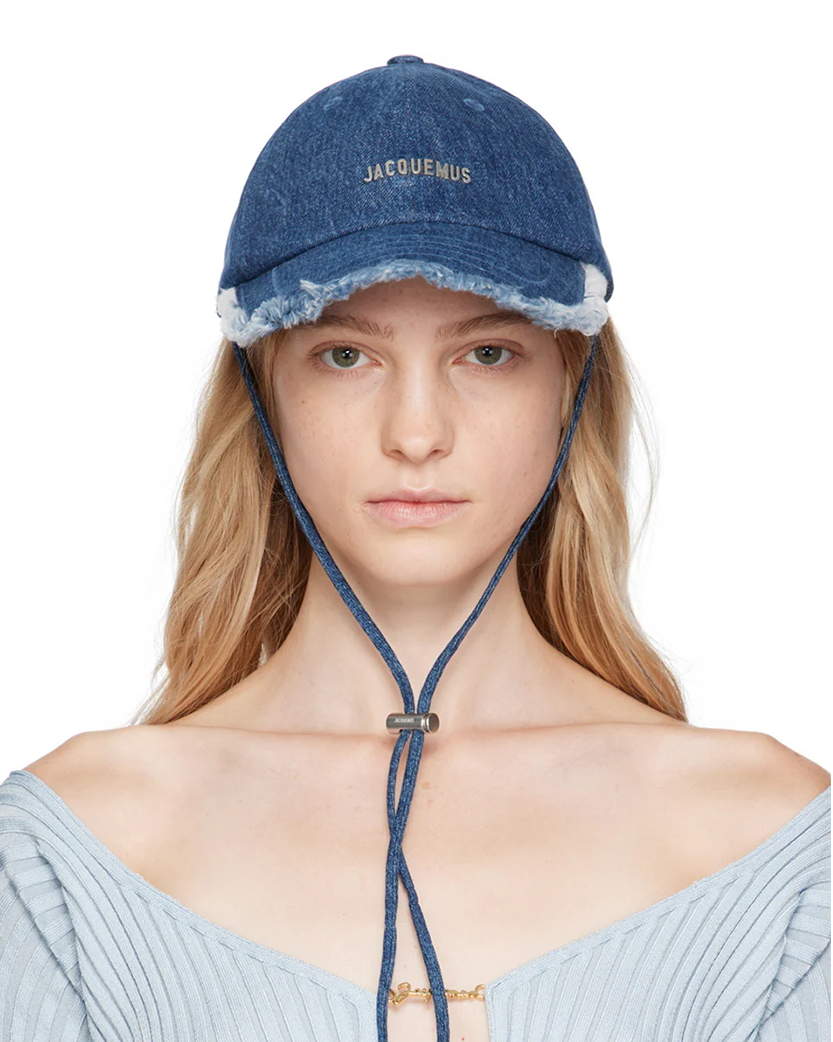 Jacquemus La Casquette Artichaut Baseball Cap Denim