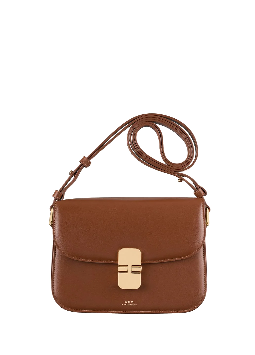 A.P.C Grace Small Bag Nut Brown