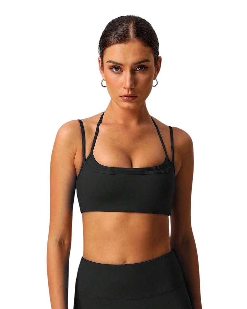 Alo Yoga Fitness Top Bra Black
