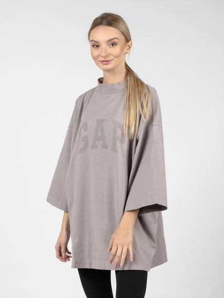 Yeezy Gap Engineered By Balenciaga Dove 3/4 Sleeve Tee Grey