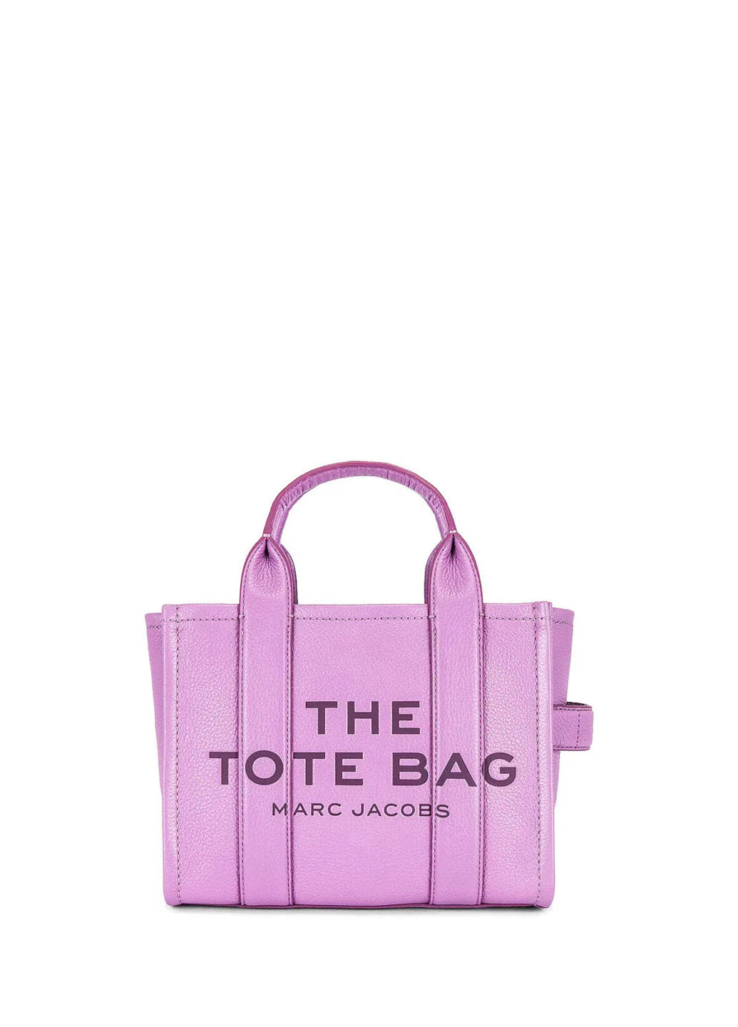 Marc Jacobs Leather Mini Tote Bag Purple