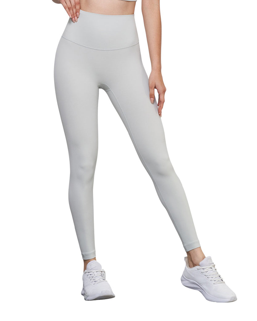 Alo Yoga Stretch High Waist Sports Leggings Light Gray D19108-LGR