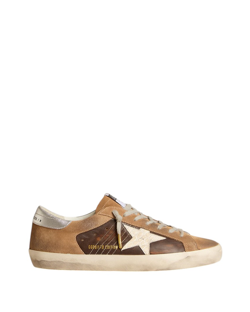Golden Goose Super-Star LTD in Brown Leather and Tobacco Suede