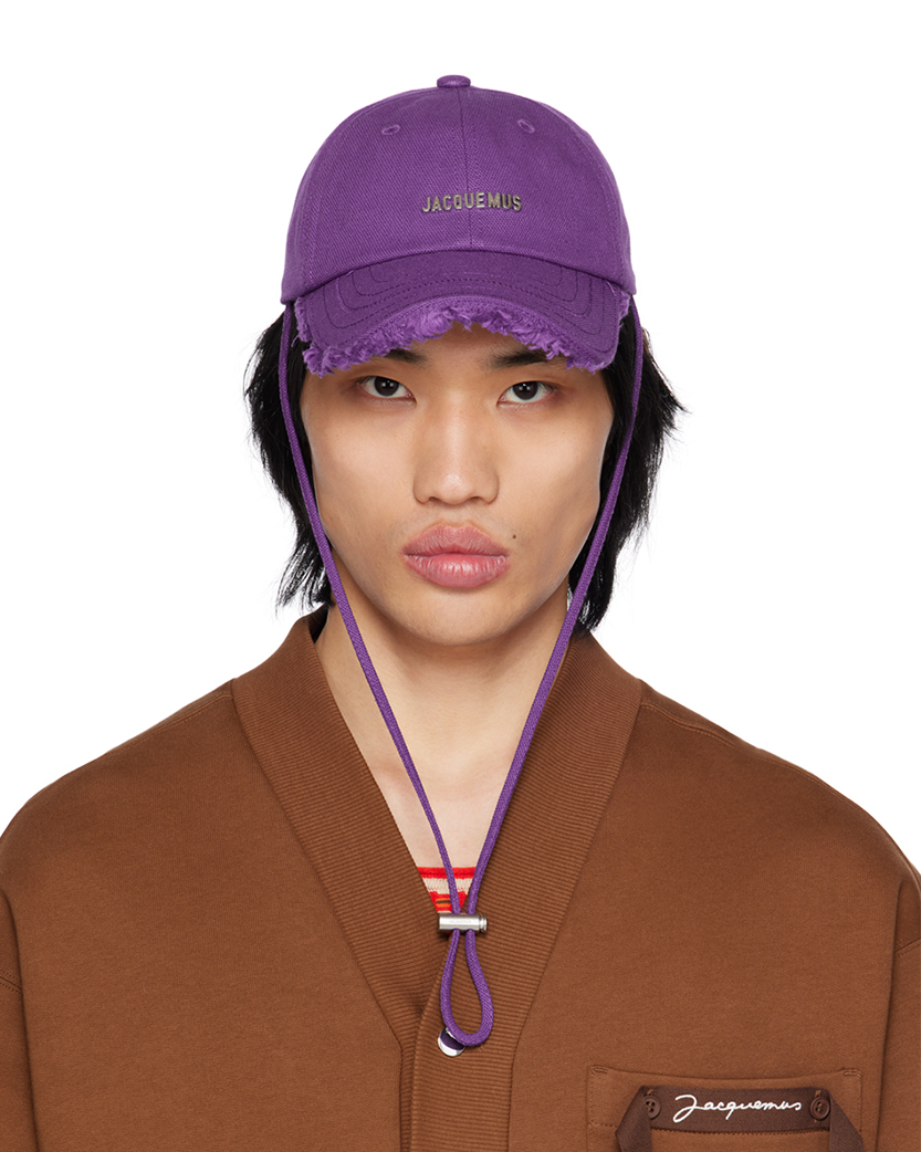 Jacquemus La Casquette Artichaut Baseball Cap Purple
