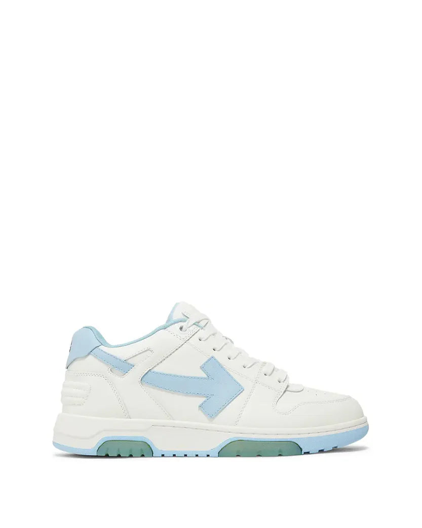 Off White Out Of Office 'OOO' Sneakers White-Light Blue