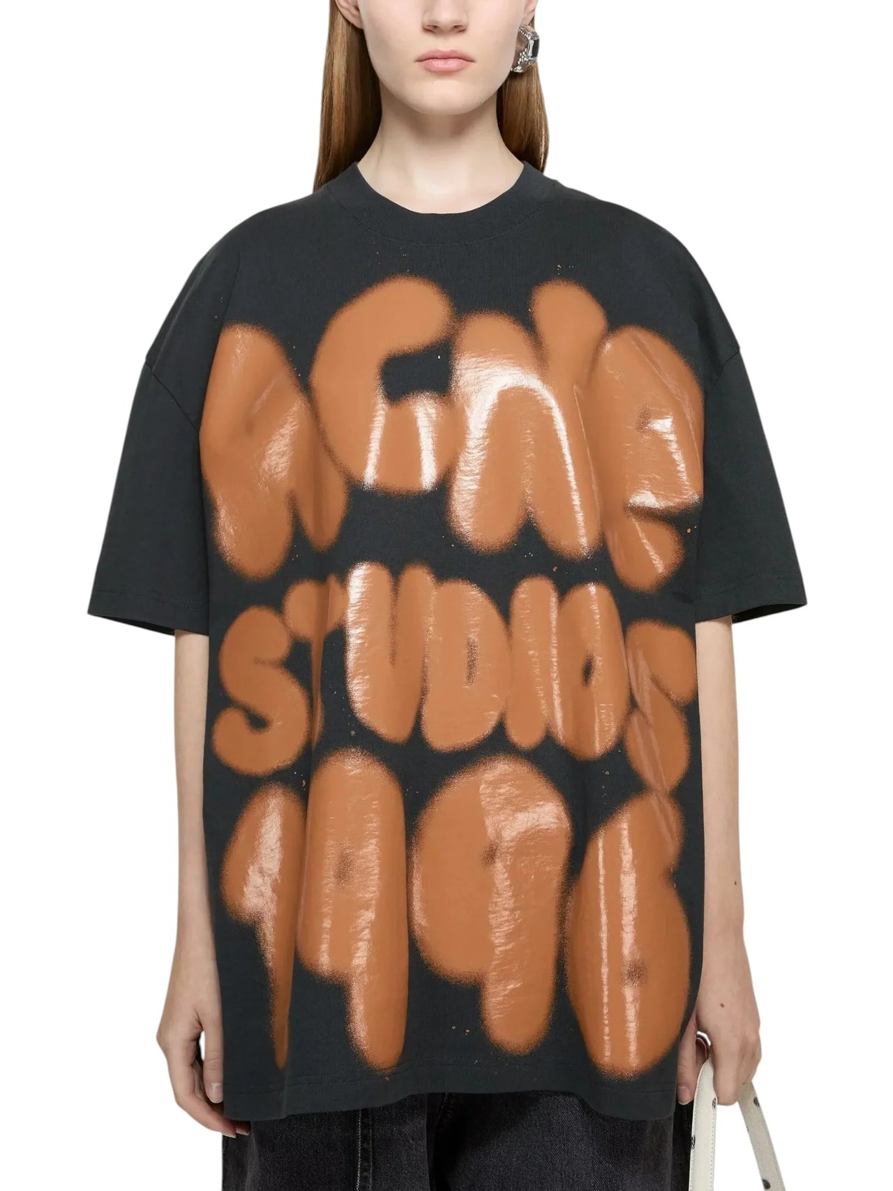 Acne Studios Eresa Cotton Jersey T-shirt Black