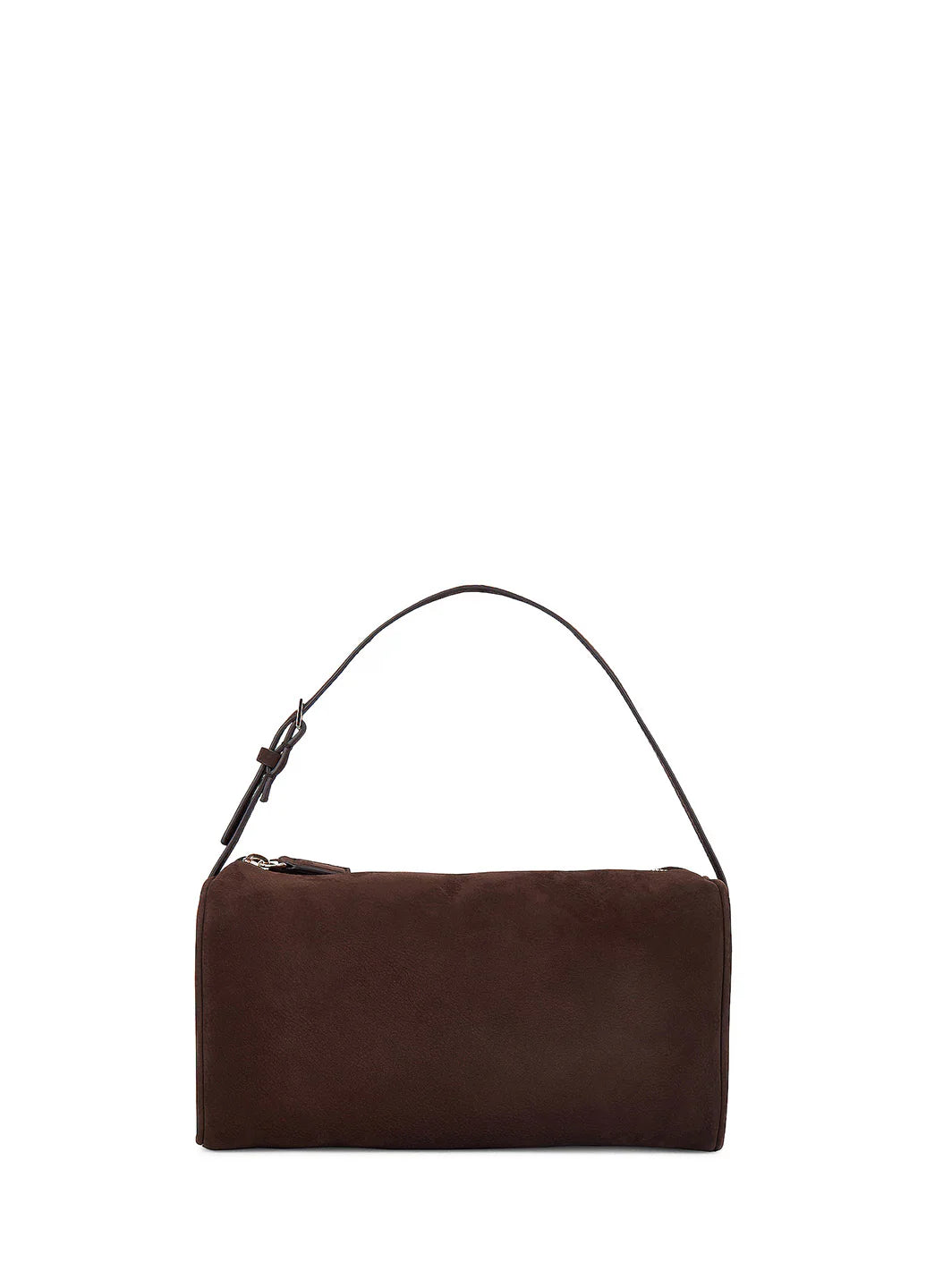 The Row 90's Bag in Leather Dark Mocha
