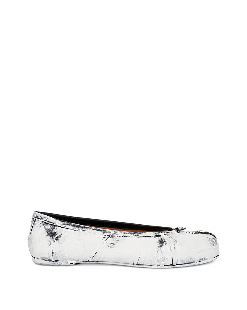 Maison Margiela Tabi Ballet Flats Black/White