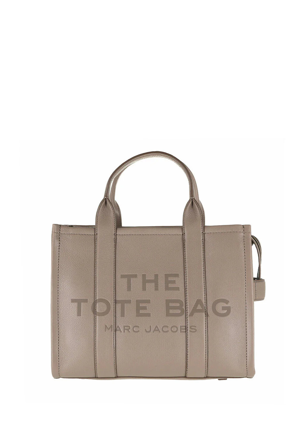 Marc Jacobs Leather Small Tote Bag Grey
