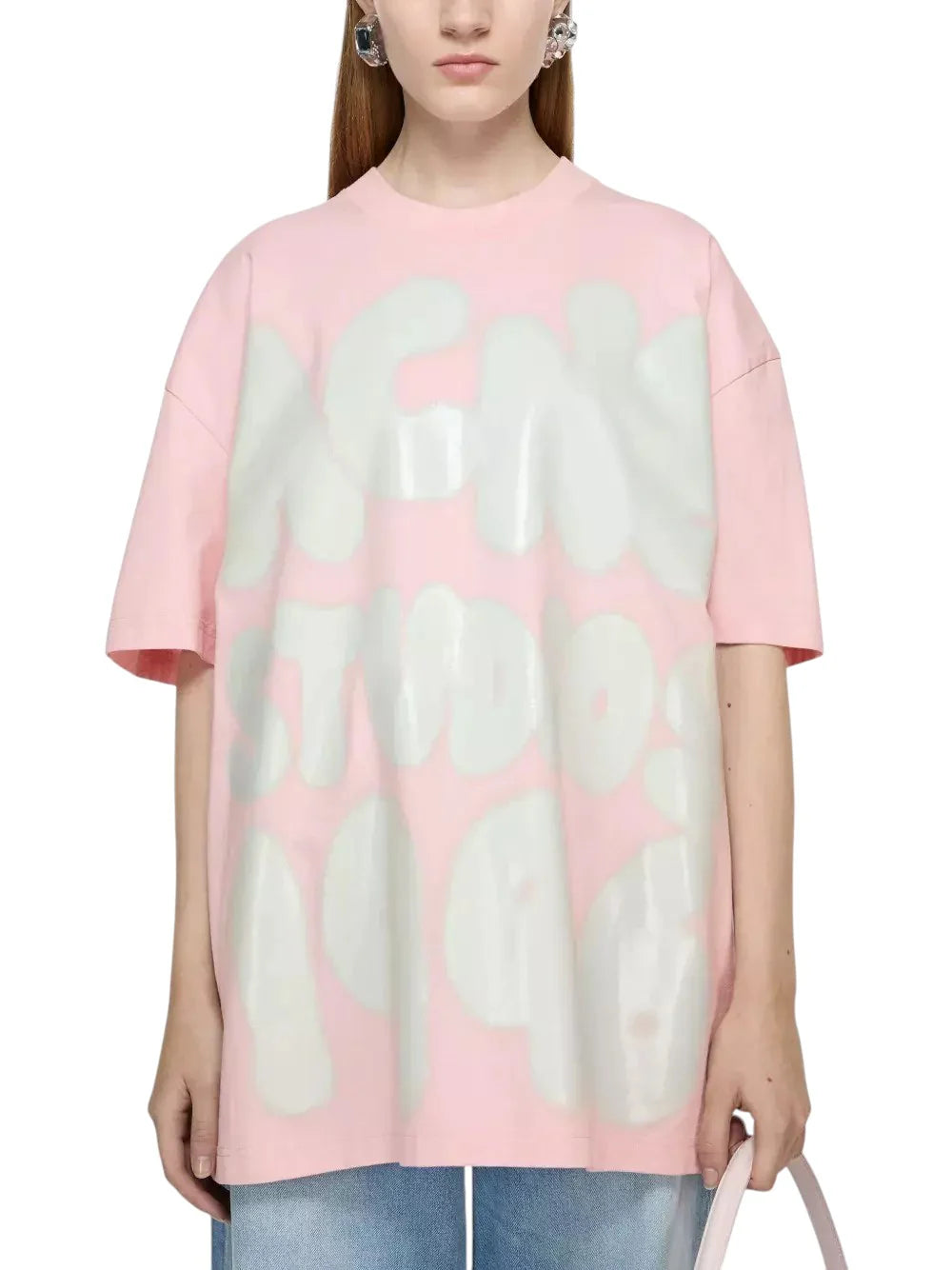 Acne Studios Eresa Cotton Jersey T-shirt Innocent Pink