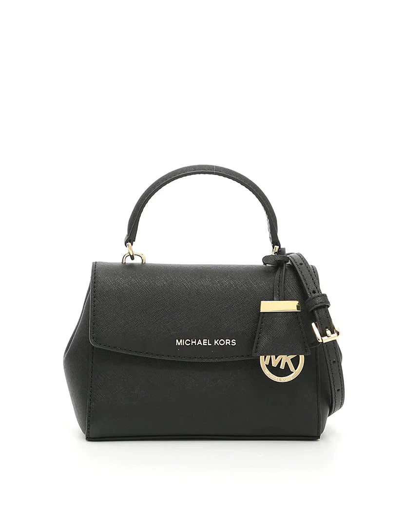 Michael Kors Ava Small Saffiano Leather Black