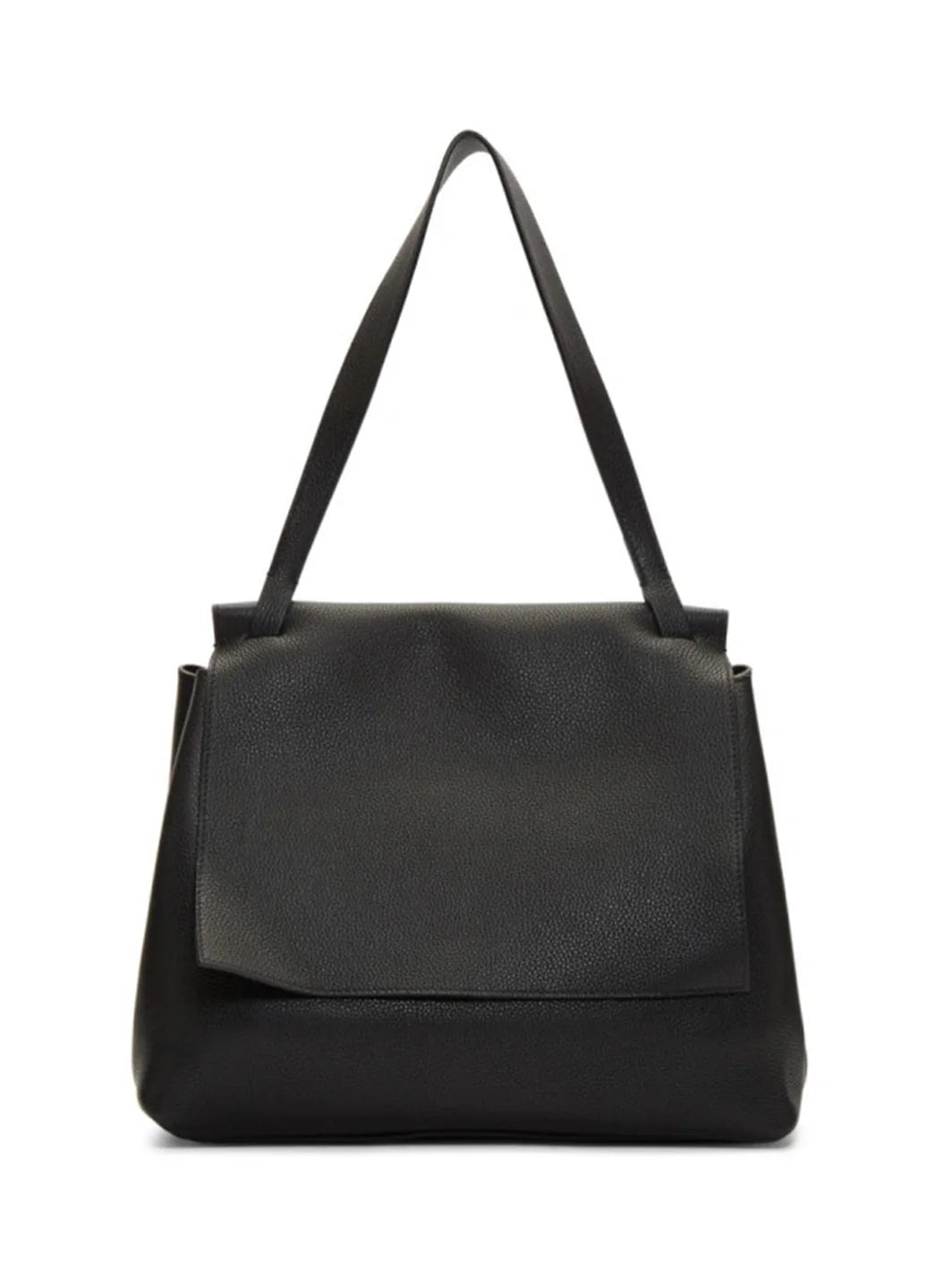 The Row Black Sidekick Two Leather Bag
