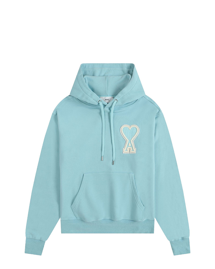 AMI Paris Oversize Ami de Coeur hoodie Mint