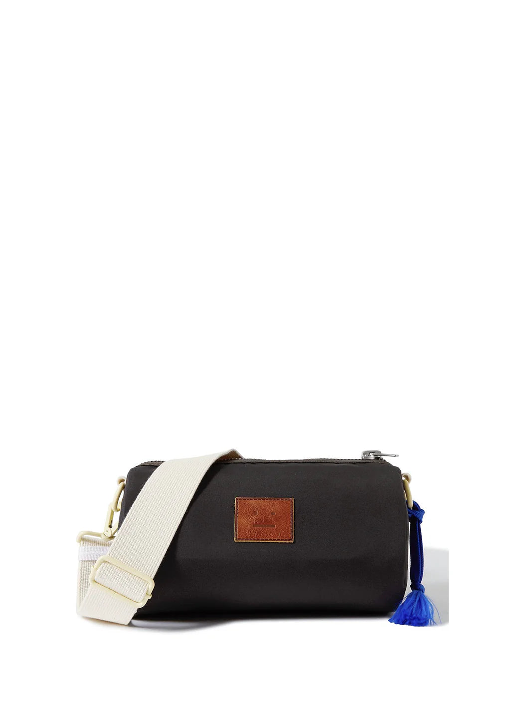 Acne Studios Logo-Appliqued Shell Messenger Bag Black