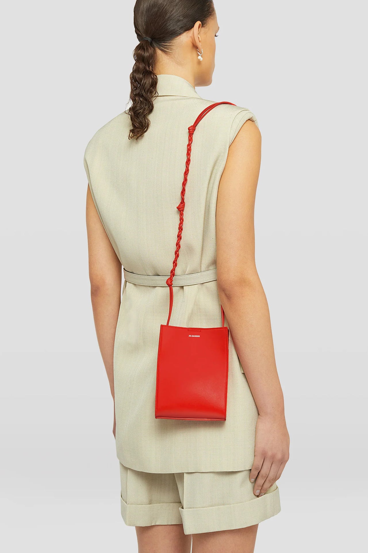 JIL Sander Tangle Bag Small Red
