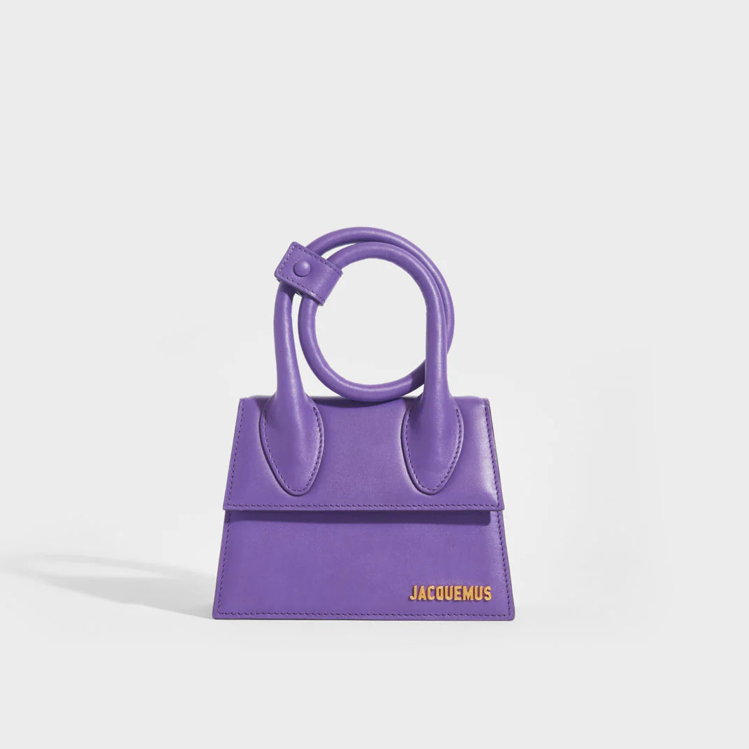Jacquemus Le Chiquito Noeud Purple