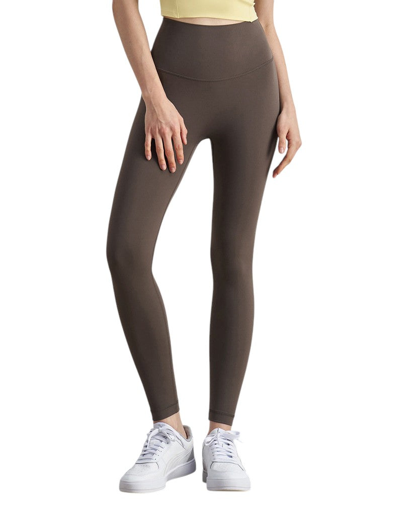 Alo Yoga Stretch High Waist Sports Leggings Light Brown D19108-LBN