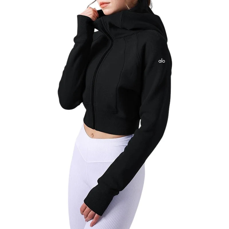 Alo Yoga Hooded Jacket Black