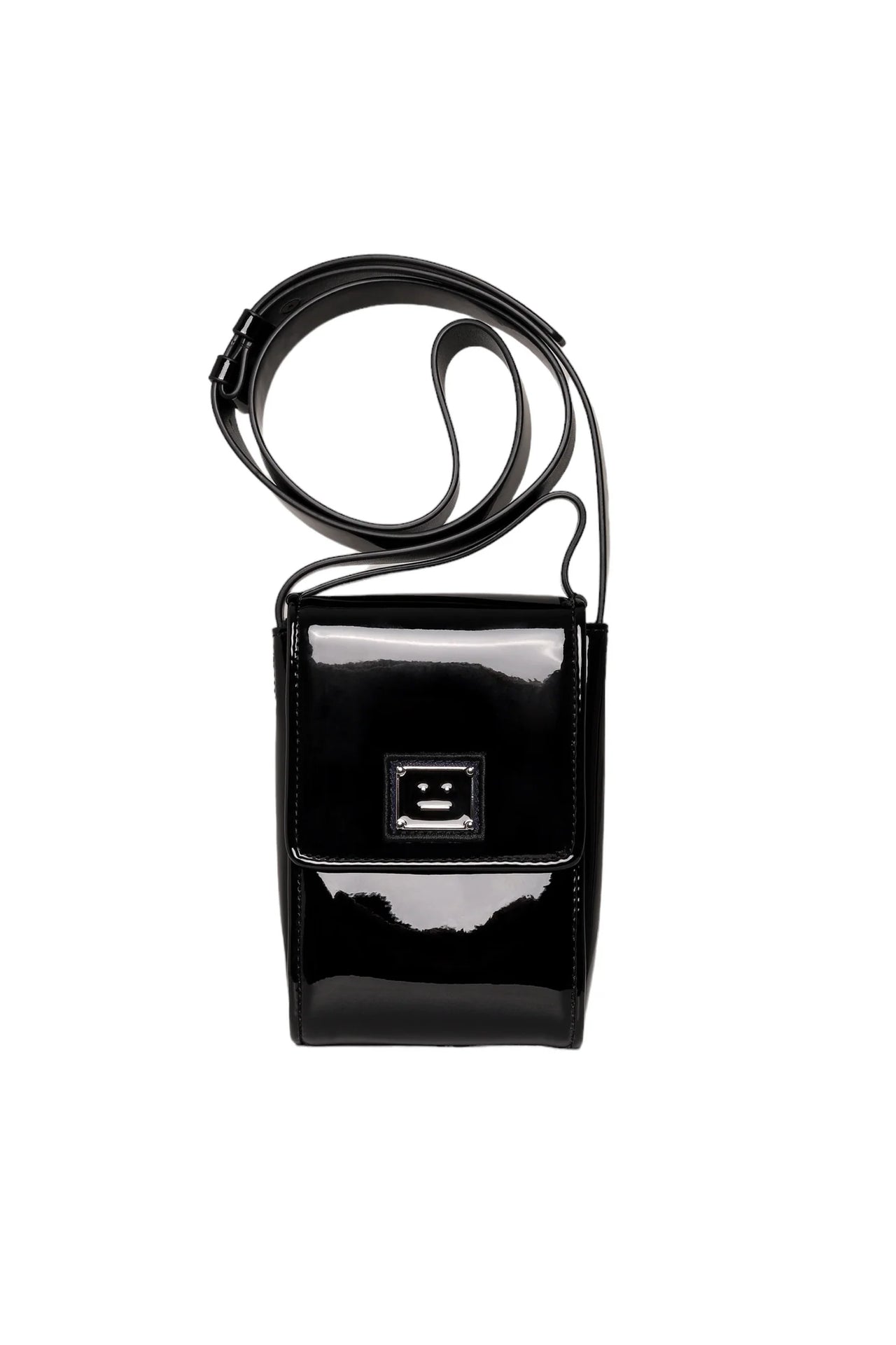 Acne Studios Messenger Face Bag Black