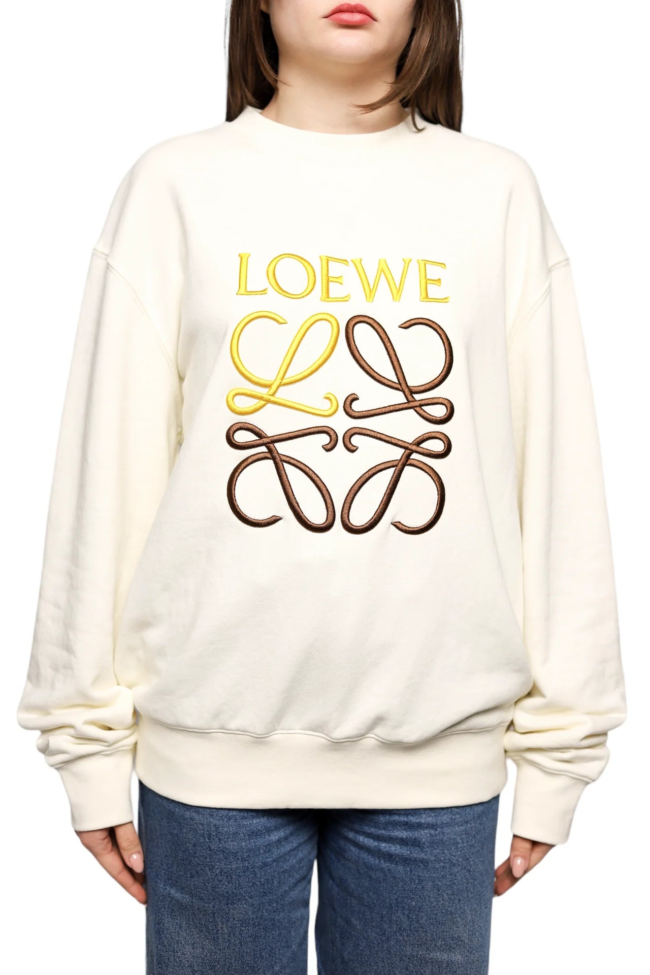 Loewe Anagram Sweatshirt Ecru