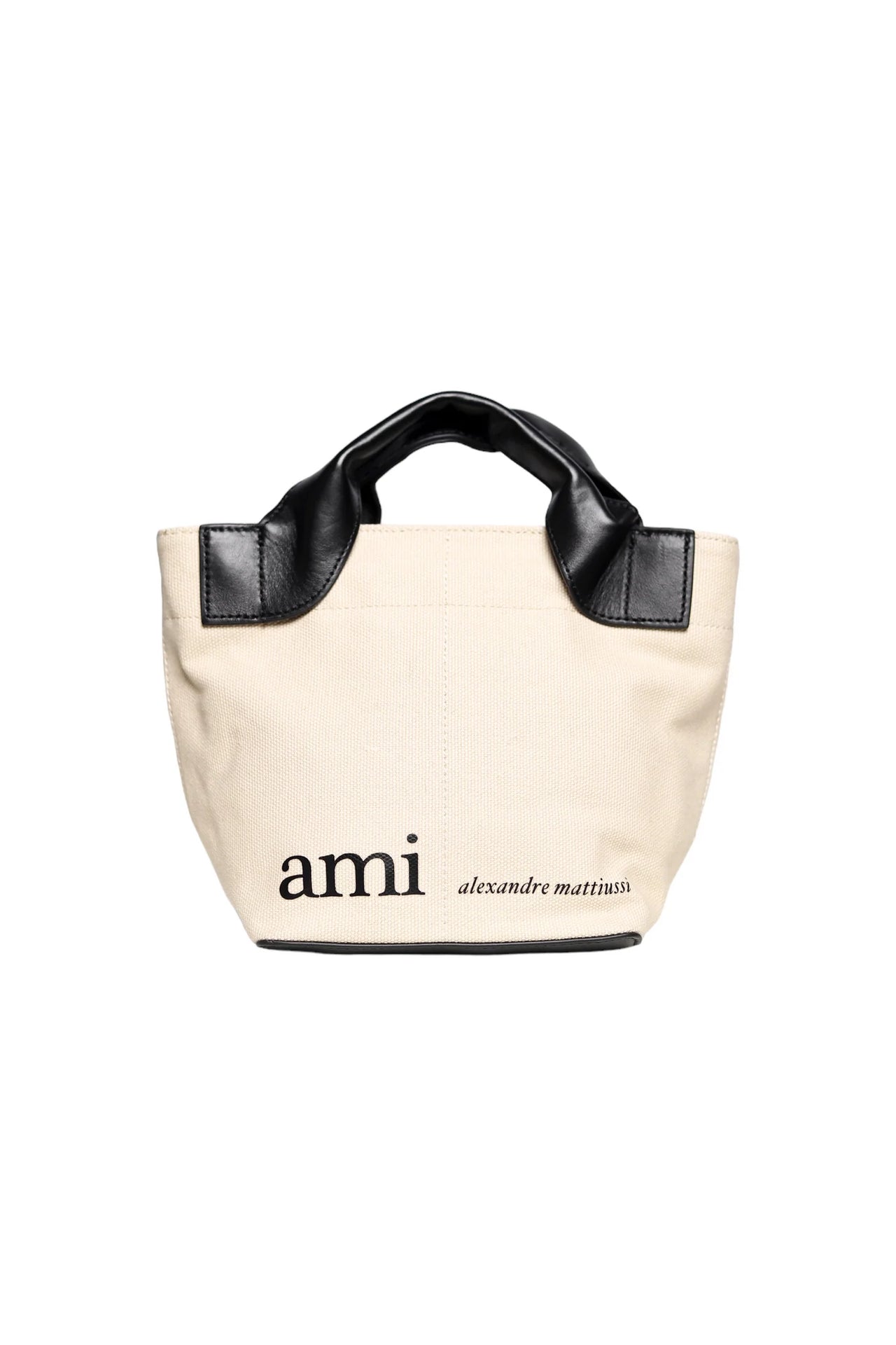 AMI Paris Tote Bag With Logo Print