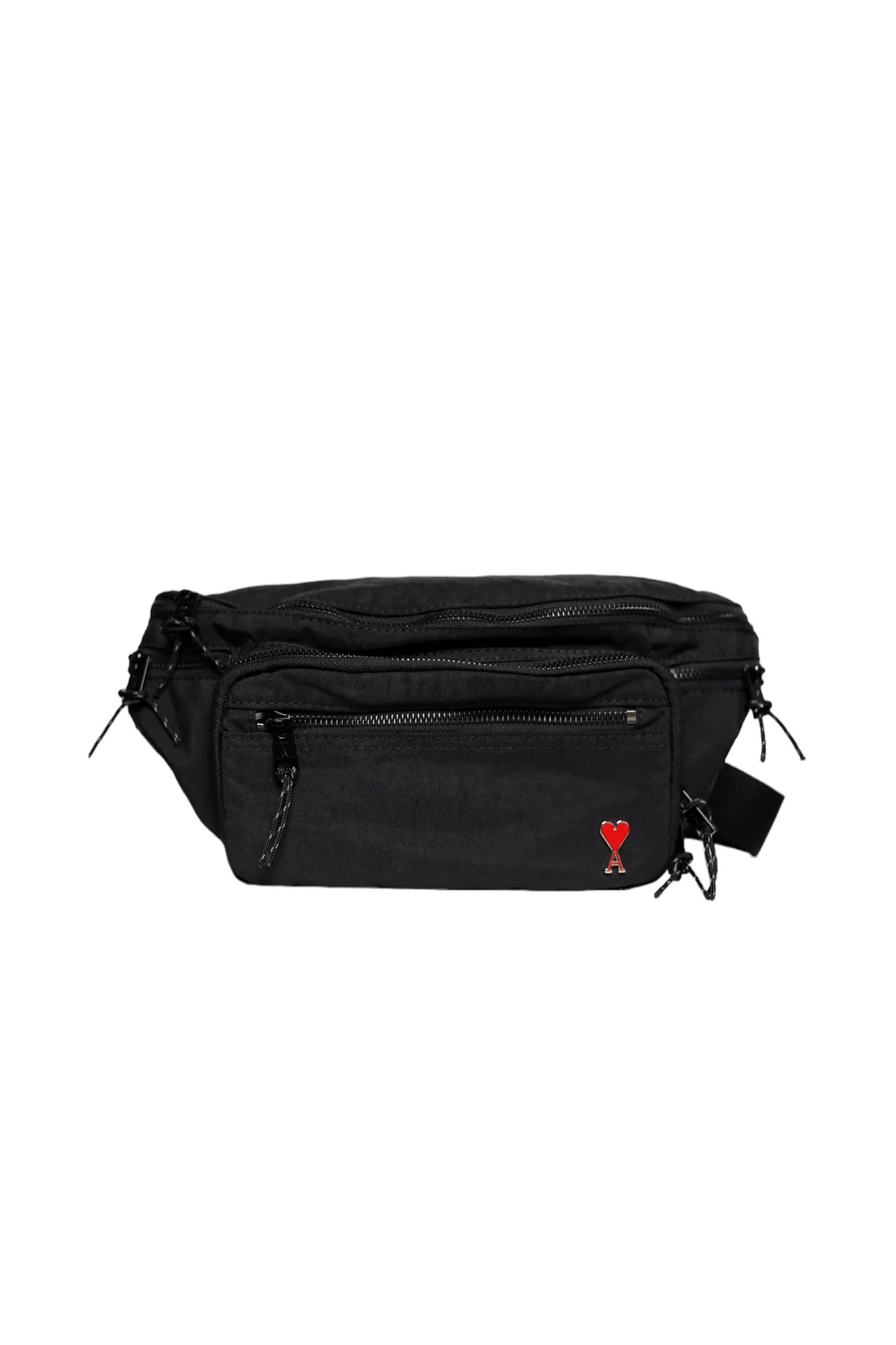 AMI Paris Ami De Coeur Bum Bag Black